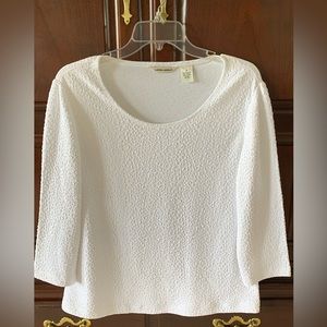NWT Laura Ashley White Top Medium